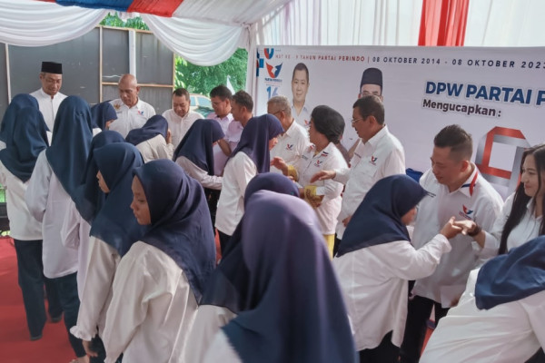 Perindo Sumatera Utara Berbagi Kebahagiaan dengan Ratusan Anak Yatim saat Rayakan HUT ke-9