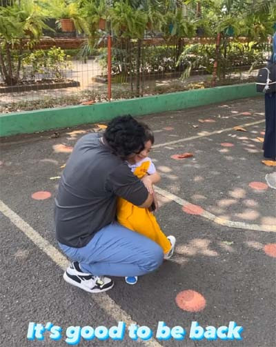 Resmi Bebas, Ammar Zoni Langsung Jemput Anak di Sekolah