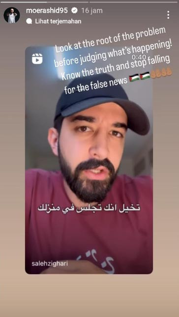 Konflik Israel vs Palestina Pecah, Gelandang Bali United Mohammed Rashid: Berhenti Terjerumus Berita Palsu!