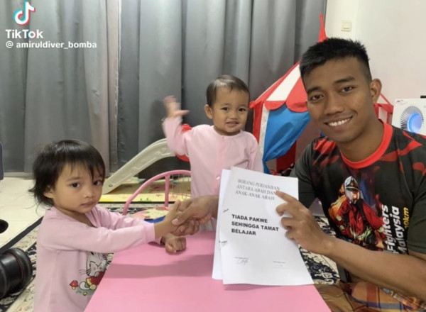 Viral! Ayah Ini Bikin Surat Perjanjian dengan Anaknya Agar Tidak Pacaran hingga Lulus Kuliah