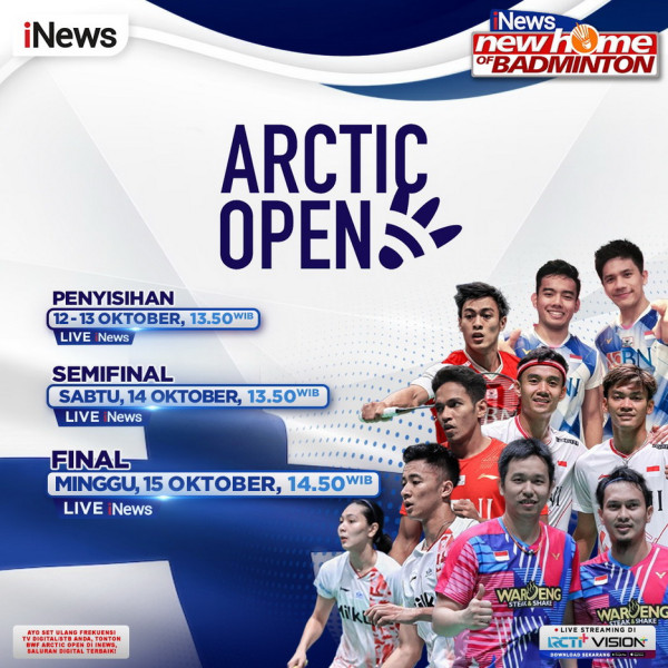 Aksi Gemilang Skuad Indonesia di Arctic Open 2023: 5 Wakil Terbaik Bersiap Guncang Finlandia, Live di iNews