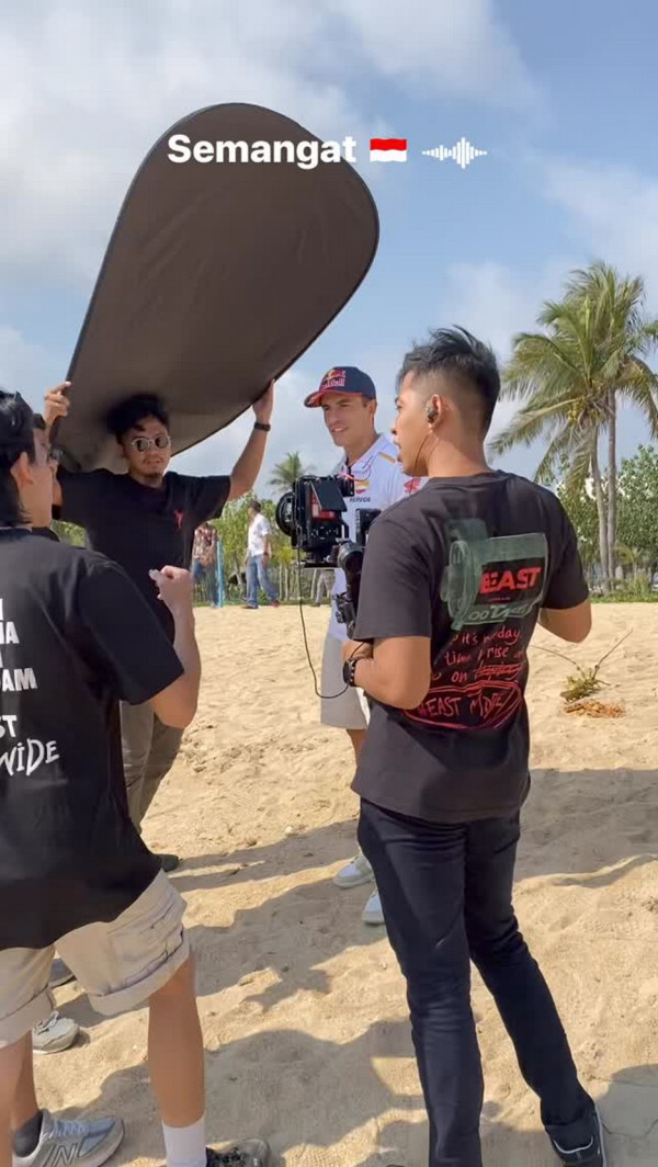 Marc Marquez Tetap Bahagia meski Kesulitan Ucapkan Kata Semangat