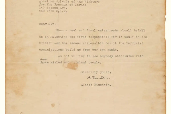 Albert Einstein Prediksi Kehancuran Israel, 2 Tahun sebelum Rezim Zionis Berdiri