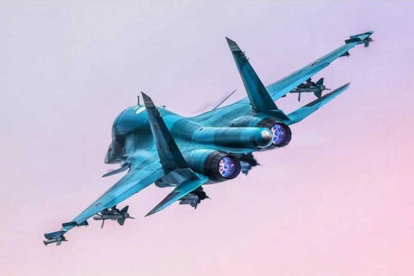 Lakukan 5 Misi Operasi Sehari, Jet Tempur Su-34M Fullback Jadi Andalan Rusia