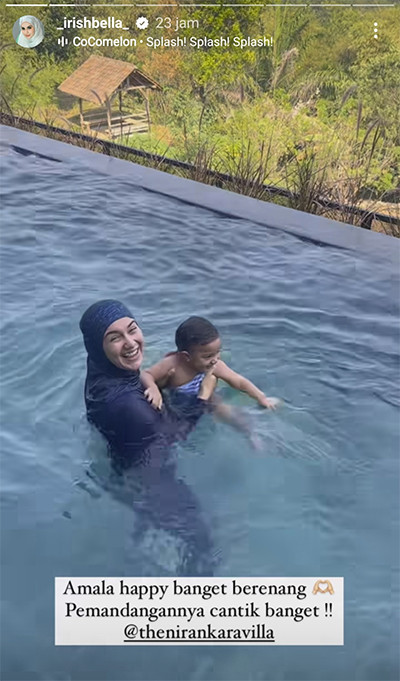 Potret Bahagia Irish Bella Pasca Tak Tinggal Serumah dengan Ammar Zoni