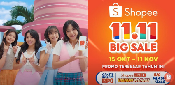Spesial di Shopee 11.11 Big Sale, Grup Idol JKT48 Tampil Jadi Bintang Iklan Terbaru Shopee!