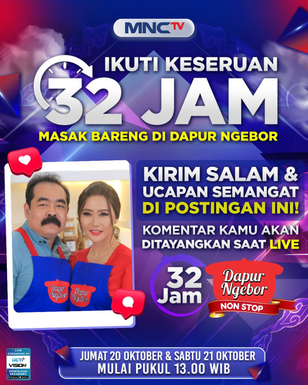 Yuk Intip Persiapan Inul dan Adam Menyambut 32 Jam Dapur Ngebor