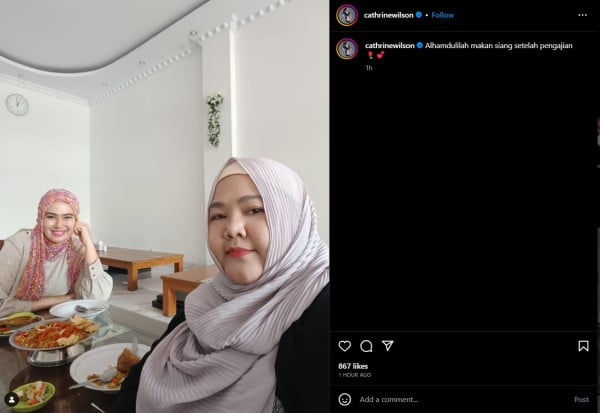 Digugat Cerai Idham Masse, Catherine Wilson Tampil Berhijab dan Rajin Ikut Pengajian