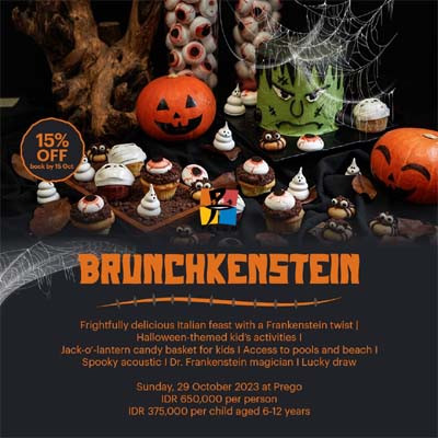Promo Halloween, Jangan Lewatkan Brunchkenstein di Prego Italian Resto Westin Nusa Dua Bali