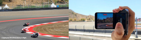 Ketika HP Lipat Jadi Alat untuk Merekam Ajang Balap MotoGP, Begini Hasilnya!