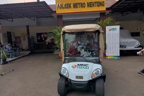 Dapat Bantuan Mobil Golf dari MNC Peduli, Kapolsek Menteng: Terima Kasih, Ini Sangat Berguna