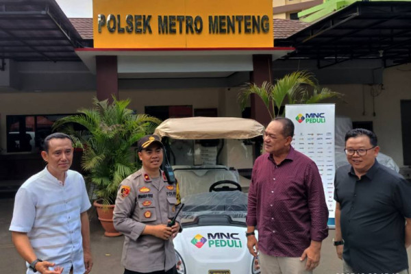 Dapat Bantuan Mobil Golf dari MNC Peduli, Kapolsek Menteng: Terima Kasih, Ini Sangat Berguna