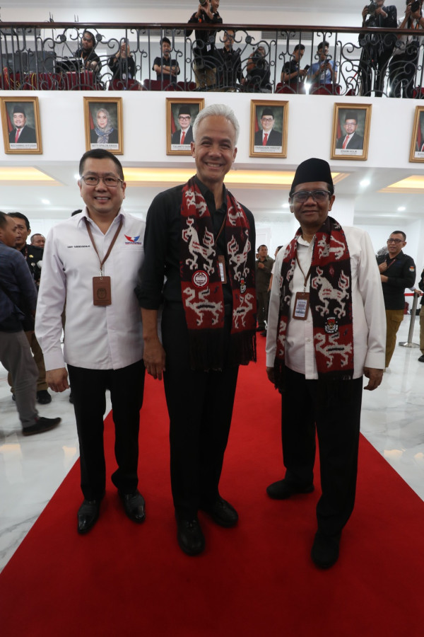 Ketum Partai Perindo HT: Ganjar Pranowo-Mahfud MD Menuju Indonesia Unggul
