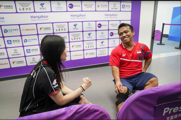 Angela Tanoesoedibjo Salut Lihat Aksi Heroik Subhan di Asian Para Games 2022