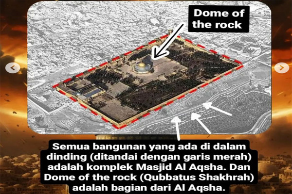 3 Hoaks Tentang Masjid Al-Aqsha yang Sering Muncul di Media Sosial