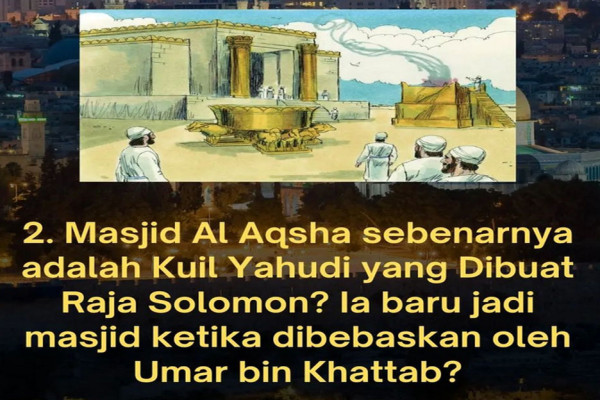 3 Hoaks Tentang Masjid Al-Aqsha yang Sering Muncul di Media Sosial