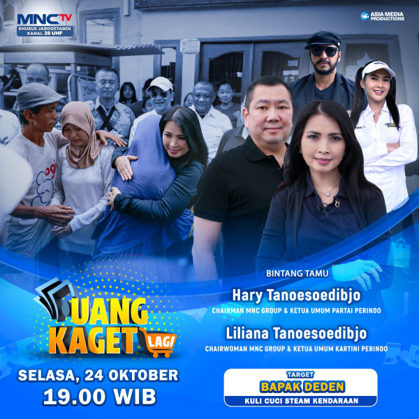 Bapak Hary Tanoesoedibjo dan Ibu Liliana Terjun Langsung Membantu Deden Seorang Buruh Cuci Mobil, Saksikan Uang Kaget Lagi di MNCTV