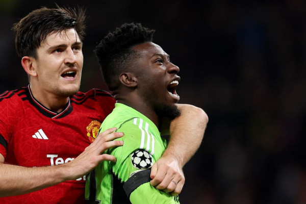 MU Rebut Kemenangan Dramatis, Harry Maguire dan Andre Onana Jadi Pahlawan