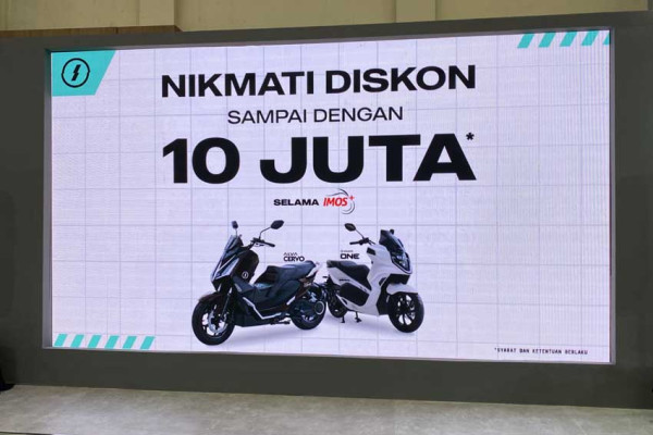 Goda Pengunjung IMOS+ 2023, Produsen Motor Listrik Lokal Obral Diskon Rp10 Juta