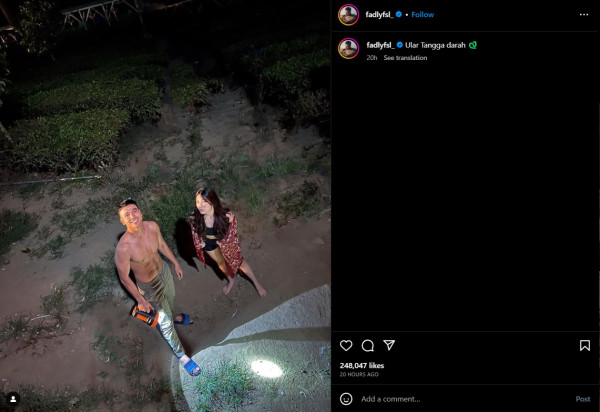 Diduga Putus dari Rebecca Klopper, Fadly Faisal Unggah Foto Bareng Wanita Lain
