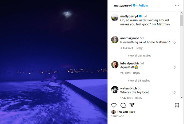 Matthew Perry Berendam di Kolam Air Hangat sebelum Meninggal Dunia: Membuatmu Merasa Nyaman