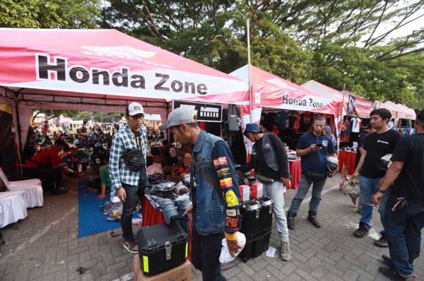 Tunjukkan Loyalitas dan Soliditas, 34.377 Bikers Honda Bersatu di HBD 2023