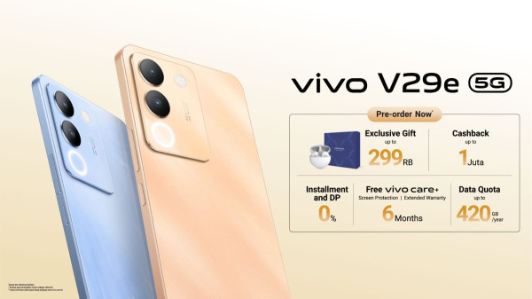 vivo V29e Resmi Meluncur Sebagai Seri V29 Terbaru, Tawarkan Group Photo Lebih Luas dan Jernih
