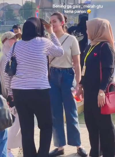 Momen Lesti Kejora dan Aaliyah Massaid Barengan Nonton Bola, Netizen Salfok Sama Tinggi Badan