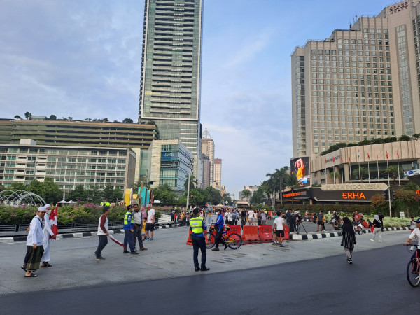 Ada Aksi Bela Palestina, Masyarakat Tetap Nikmati CFD