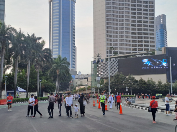 Ada Aksi Bela Palestina, Masyarakat Tetap Nikmati CFD