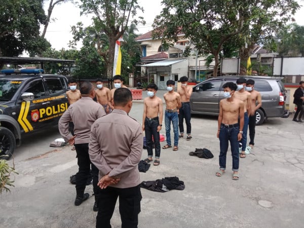 10 Remaja di Kabupaten Bandung Ditangkap Polisi usai Bermotor Ugal-ugalan