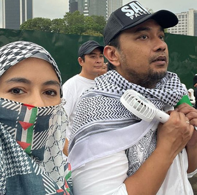 15 Artis Indonesia yang Ikut Aksi Akbar Bela Palestina di Monas, Aaaliyah Massaid hingga Rachel Vennya