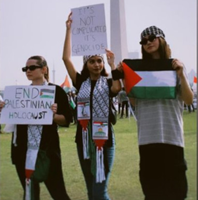 15 Artis Indonesia yang Ikut Aksi Akbar Bela Palestina di Monas, Aaaliyah Massaid hingga Rachel Vennya