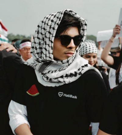 15 Artis Indonesia yang Ikut Aksi Akbar Bela Palestina di Monas, Aaaliyah Massaid hingga Rachel Vennya