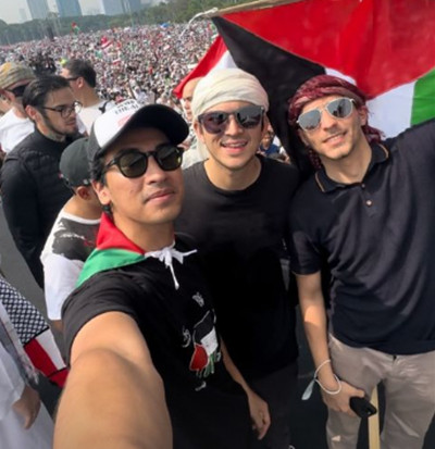 15 Artis Indonesia yang Ikut Aksi Akbar Bela Palestina di Monas, Aaaliyah Massaid hingga Rachel Vennya