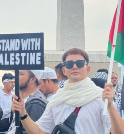 15 Artis Indonesia yang Ikut Aksi Akbar Bela Palestina di Monas, Aaaliyah Massaid hingga Rachel Vennya