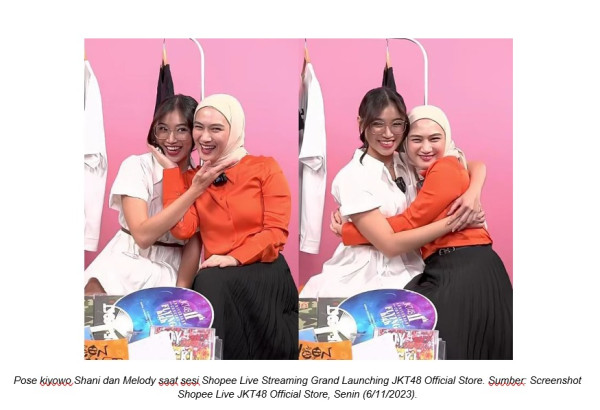 Seru! Shani dan Melody Meriahkan Grand Launching JKT48 Official Store di Shopee!