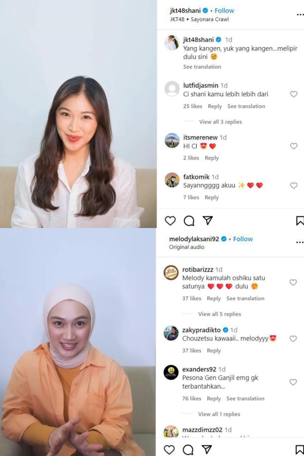 Seru! Shani dan Melody Meriahkan Grand Launching JKT48 Official Store di Shopee!