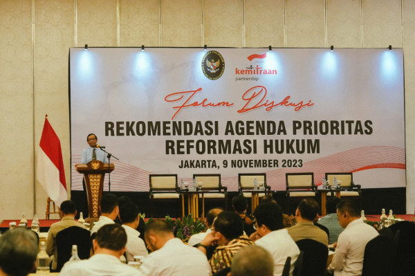 Mahfud MD Berharap Rekomendasi Reformasi Hukum Bisa Segera Dijalankan