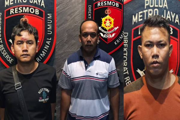 Polisi Tangkap 3 Pembunuh Karyawan MRT yang Jasadnya Dibuang di KBT, Begini Tampangnya