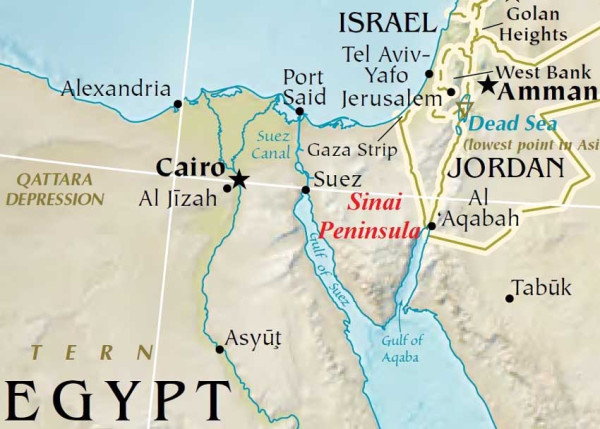 Sejarah Semenanjung Sinai, Tanah Fayrouz yang Pernah Jadi Sengketa Mesir Israel