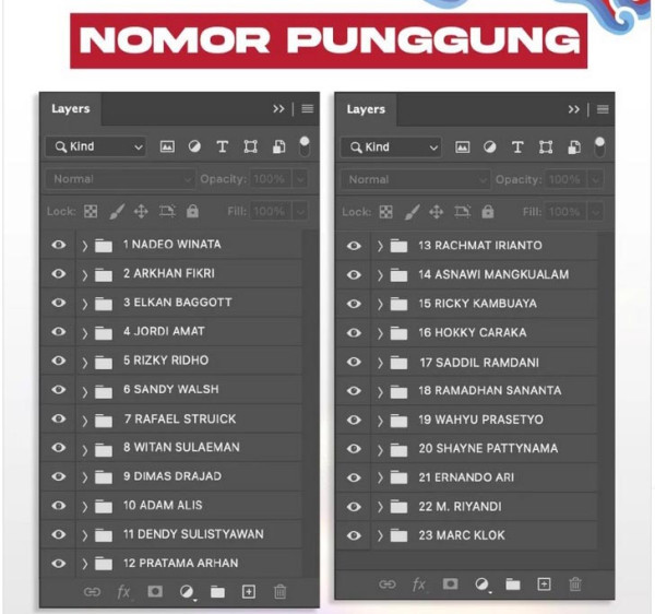 Daftar Lengkap Pemain dan Nomor Punggung Timnas Indonesia di Kualifikasi Piala Dunia 2026