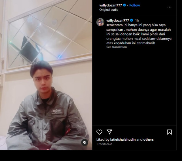 Leon Dozan Minta Maaf usai Diduga Aniaya Rinoa Aurora