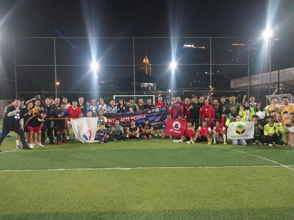 Perkuat Silaturahmi, Pemuda Perindo dan Organisasi Sayap Partai Koalisi Ganjar-Mahfud Gelar Fun Mini Soccer