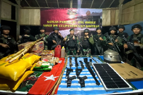 Prajurit Kostrad Sita 2 Senapan Serbu KKB Nduga Papua Pegunungan
