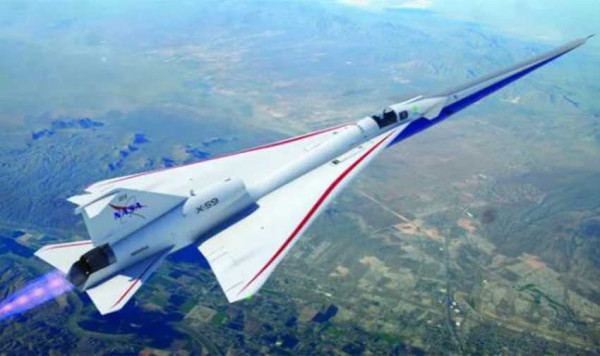 Jet Supersonik X-59 NASA Muncul dengan Penampilan Baru