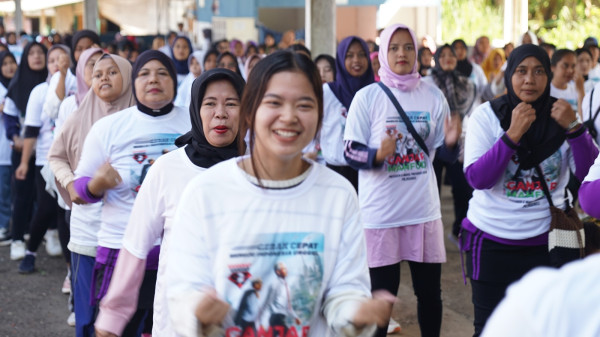 Kawan Juang GP Jaring Dukungan lewat Senam Bareng
