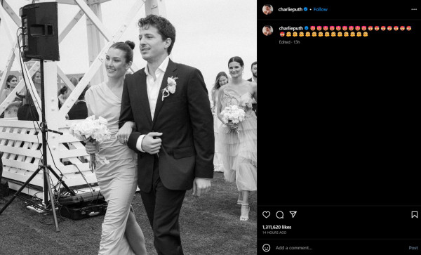 Charlie Puth Diduga Sudah Menikah dengan Tunangan, Penggemar Auto Ketar-ketir