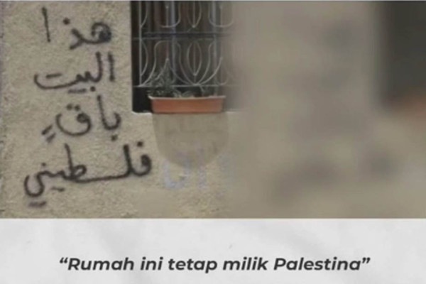 Tulisan di Tembok Gaza Palestina Sampaikan Pesan Menyentuh untuk Dunia