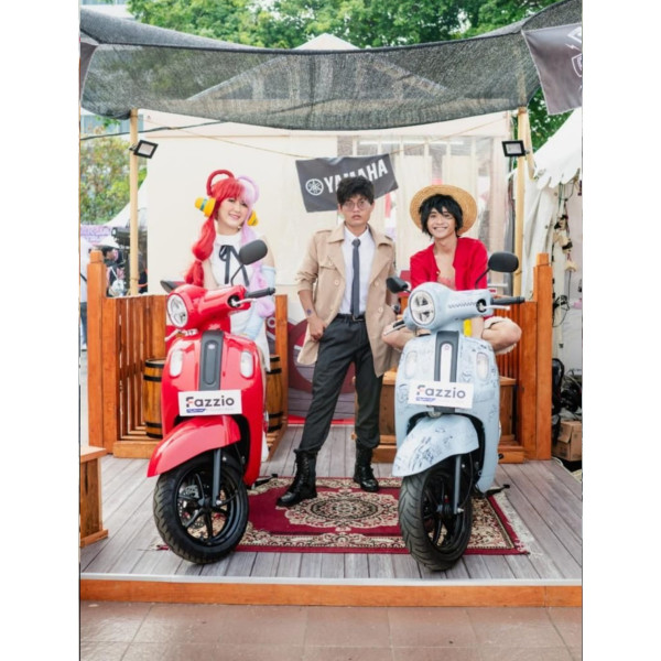 Skutik Classy Yamaha Bertema Anime Jadi Daya Tarik di Event Jak Japan Matsuri 2023